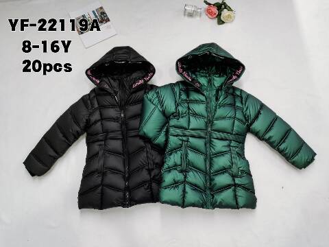 Kurtka zimowa dziewczęca YF-22119A Mix kolor 8-16 1