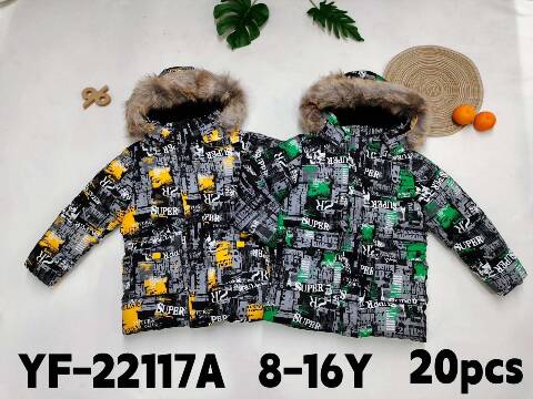 Kurtka zimowa chłopięca YF-22117A Mix kolor 8-16 1