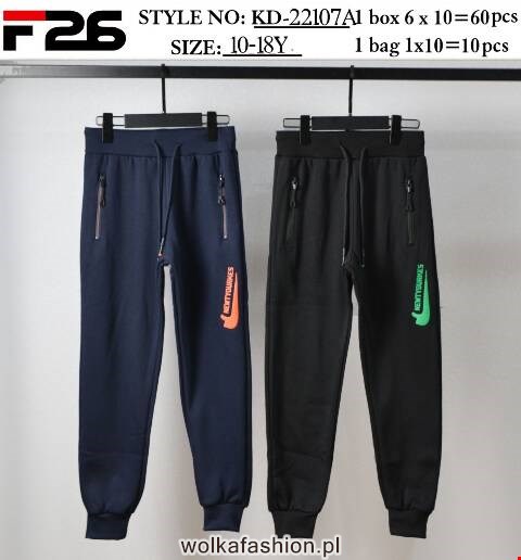 Spodnie dresowe chłopięce KD-22107A Mix kolor 10-18