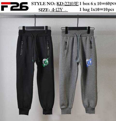 Spodnie dresowe chłopięce KD-22103E Mix kolor 4-12 1