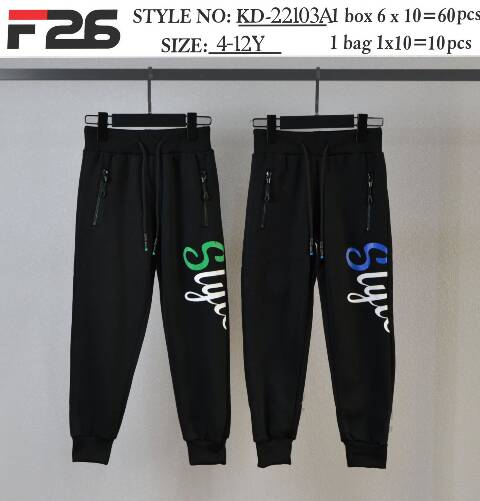 Spodnie dresowe chłopięce KD-22103A Mix kolor 4-12 1