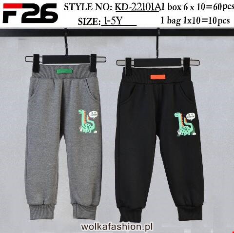 Spodnie dresowe chłopięce KD-22101A Mix kolor 1-5