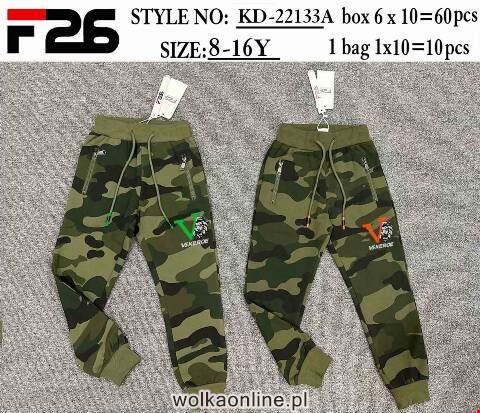 Spodnie dresowe chłopięce KD-22133A Mix kolor 8-16