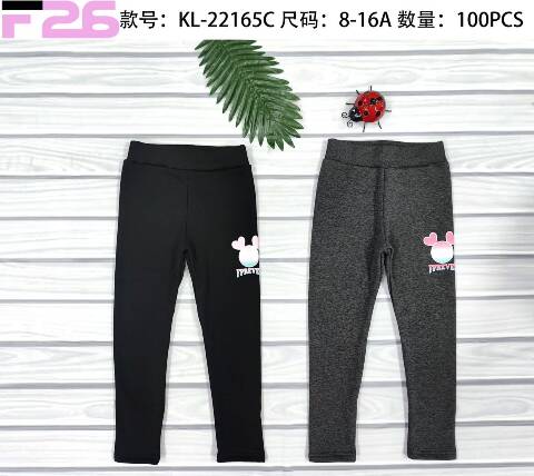 Leginsy dziewczęce  KL-22165C Mix kolor 8-16 1