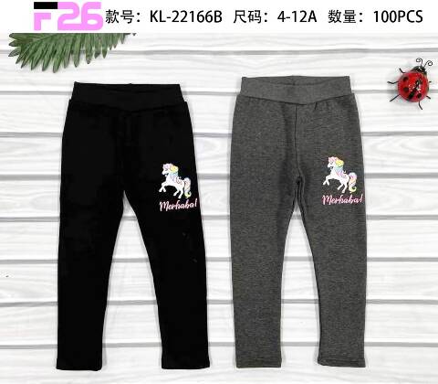 Leginsy dziewczęce  KL-22166B Mix kolor 4-12 1