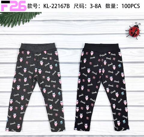 Leginsy dziewczęce  KL-22167B Mix kolor 3-8 1