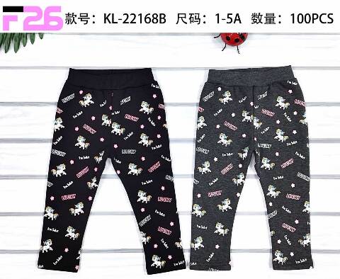 Leginsy dziewczęce  KL-22168B Mix kolor 1-5 1