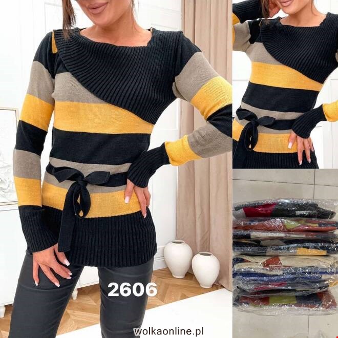 Sweter damskie 2606 Mix KOLOR  M-3XL