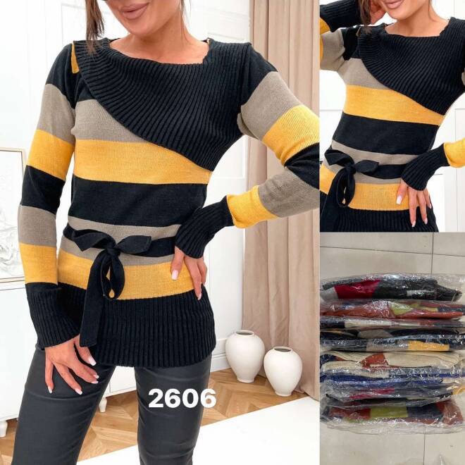 Sweter damskie 2606 Mix KOLOR  M-3XL 1