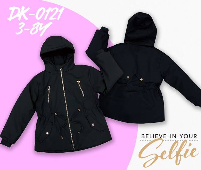 Kurtka wiosena dziewczęca DK-0121 1 kolor  3-8 1