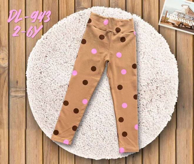 Leginsy dziewczęce DL-943 Mix KOLOR  2-6 1