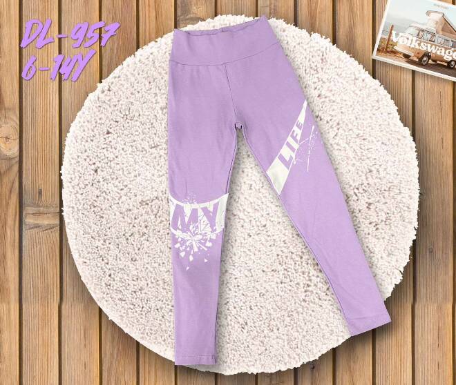 Leginsy dziewczęce DL-957 Mix KOLOR  6-14