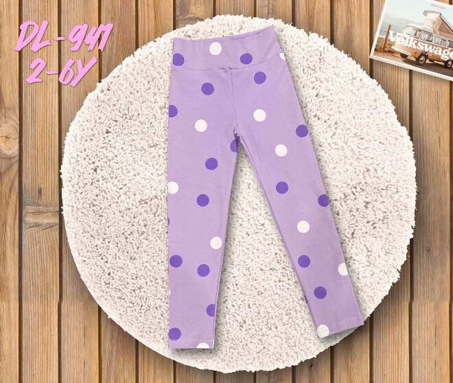 Leginsy dziewczęce DL-941 Mix KOLOR  2-6 1