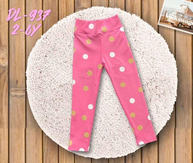 Leginsy dziewczęce DL-937 Mix KOLOR  2-6 1