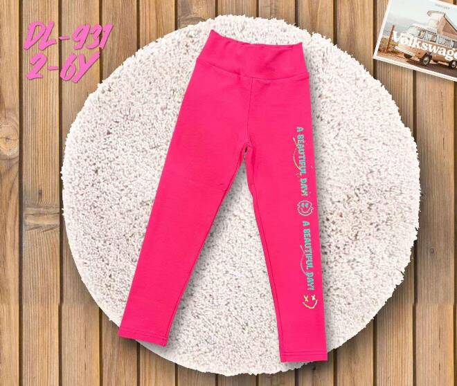 Leginsy dziewczęce DL-931 Mix KOLOR  2-6 1