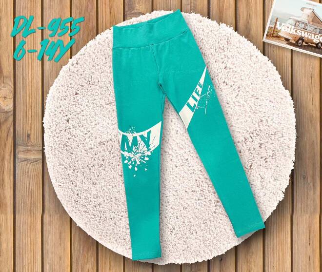 Leginsy dziewczęce DL-955 Mix KOLOR  6-14 1