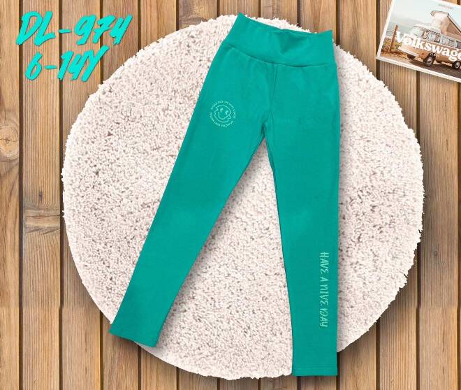 Leginsy dziewczęce DL-974 Mix KOLOR  6-14 1