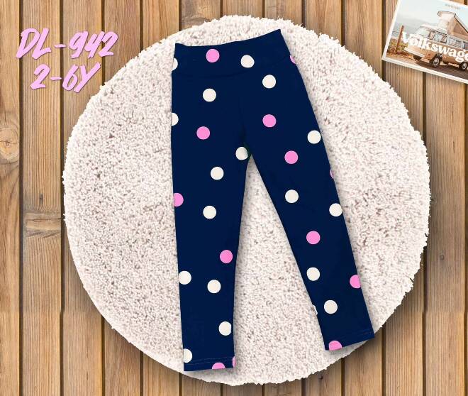 Leginsy dziewczęce DL-942 Mix KOLOR  2-6