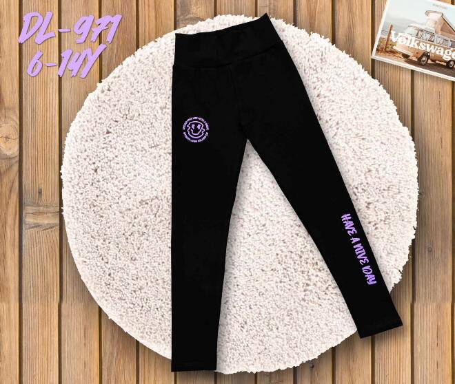 Leginsy dziewczęce DL-971 Mix KOLOR  6-14 1