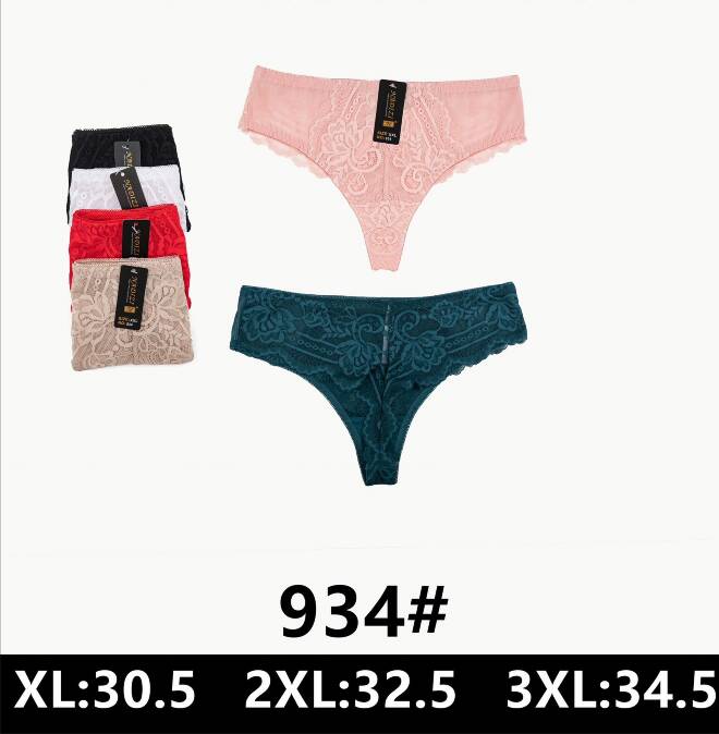 Stringi damskie 934 Mix KOLOR  XL-3XL