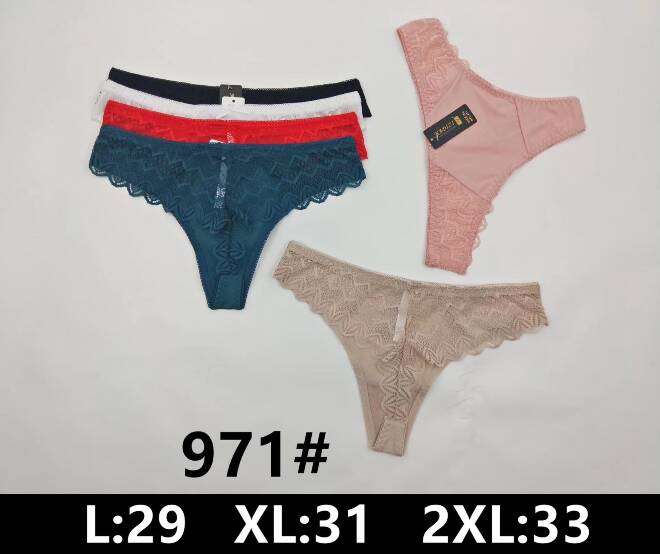 Stringi damskie 971 Mix KOLOR  L-2XL