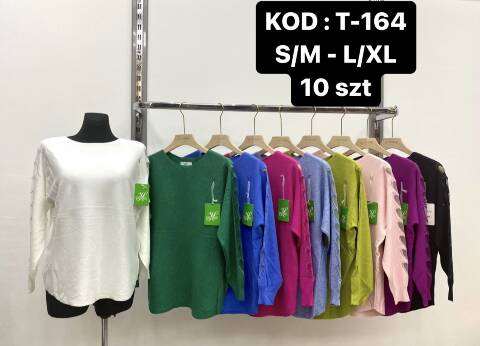 Sweter damskie T-164 Mix kolor S/M-L/XL 1