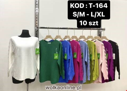 Sweter damskie T-164 Mix kolor S/M-L/XL