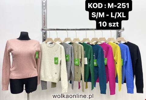 Sweter damskie M-251 Mix kolor S/M-L/XL