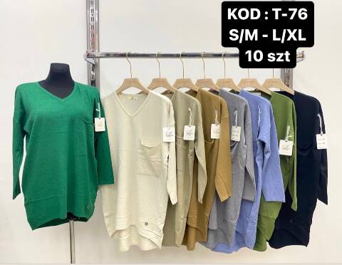 Sweter damskie T-76 Mix kolor S/M-L/XL 1
