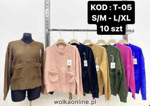 Sweter damskie T-05 Mix kolor S/M-L/XL