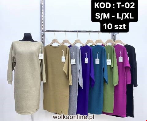 Sukienka damskie T-02 Mix kolor S/M-L/XL