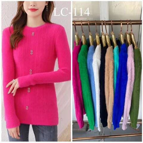 Sweter damskie LC-114 Mix kolor Standard