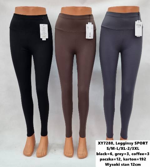 Leginsy damskie XY7288 Mix kolor S-3XL