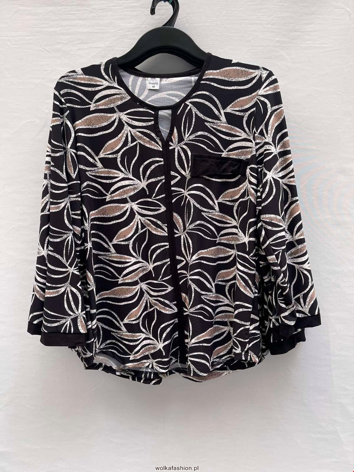 Bluzka damkie 3785 1 kolor  50-56  (Towar Polskie)
