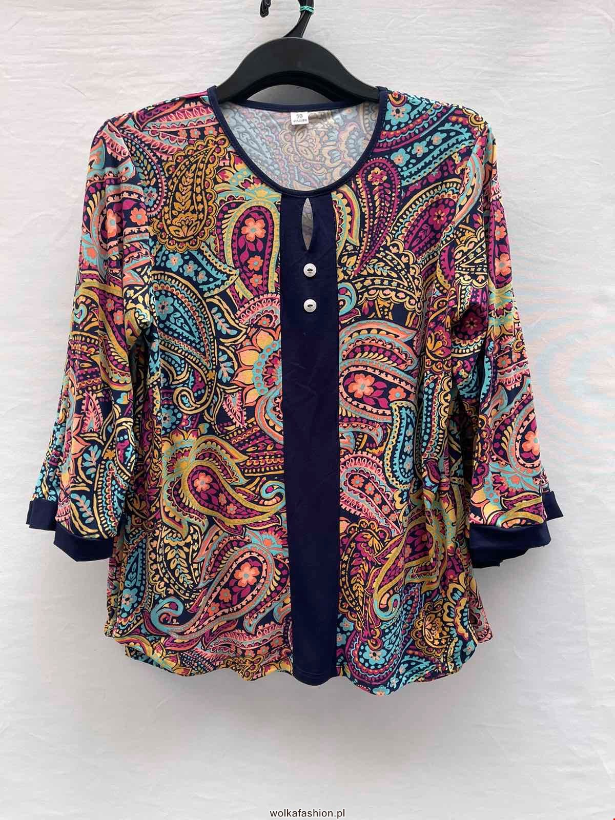 Bluzka damkie 3797 1 kolor  50-56  (Towar Polskie)