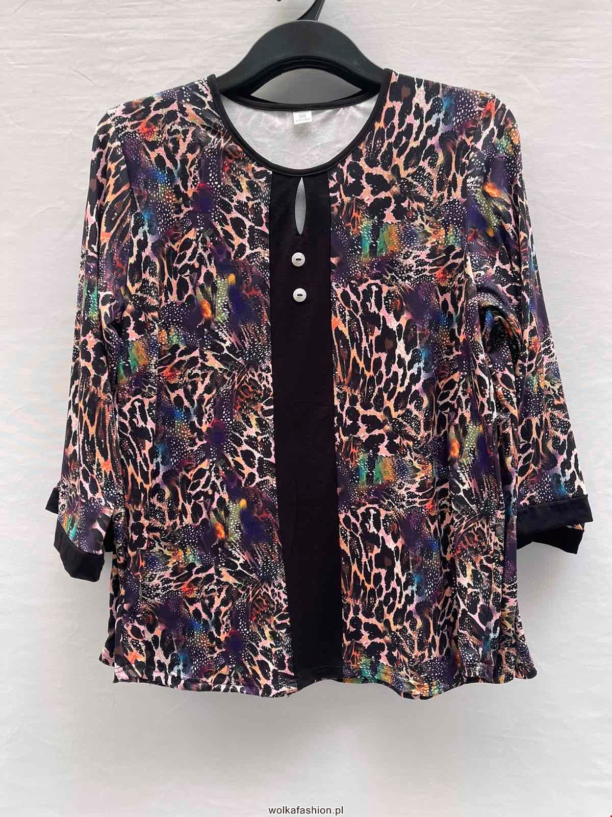 Bluzka damkie 3798 1 kolor  50-56  (Towar Polskie)
