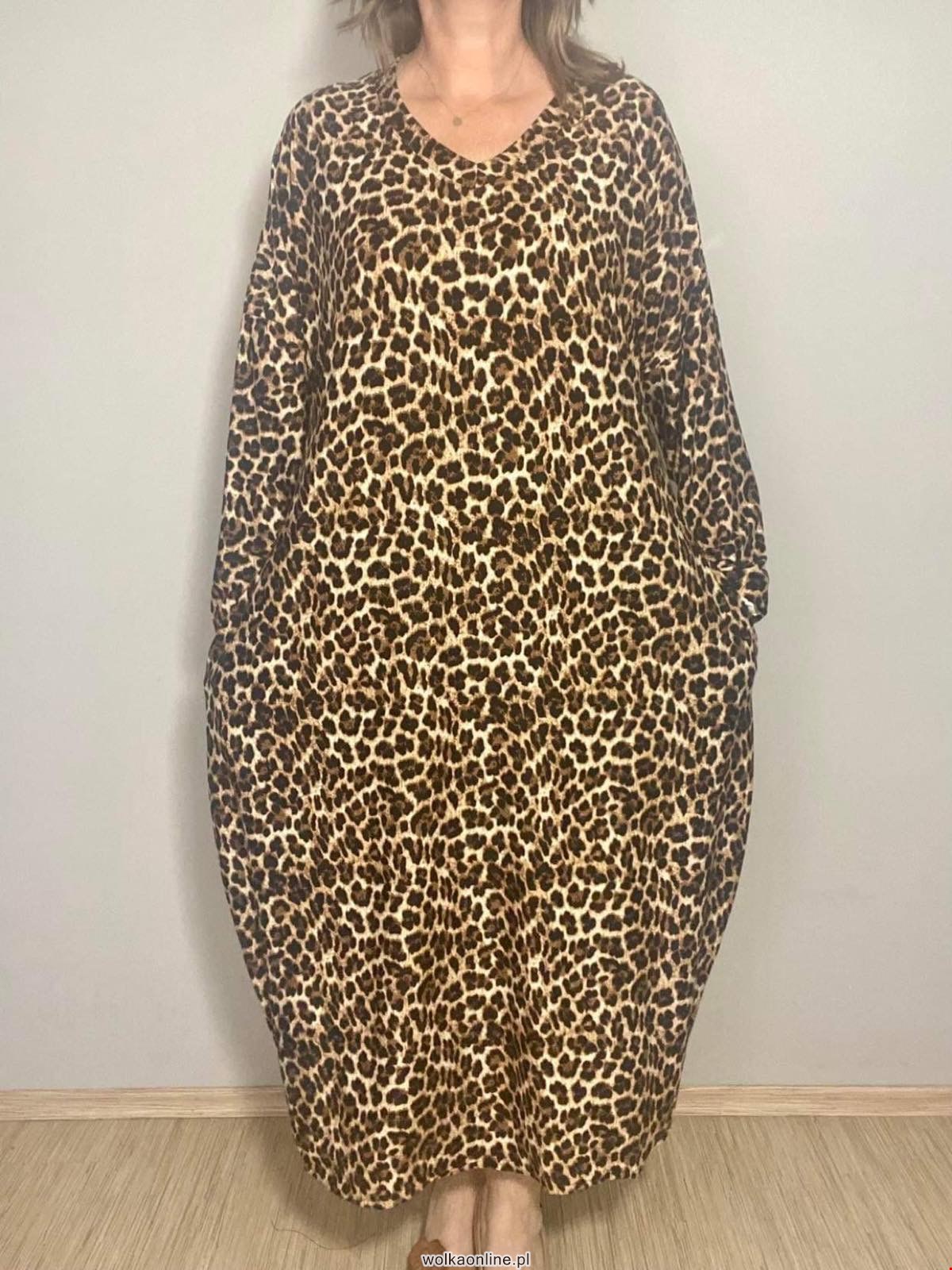 Sukienka damkie 3821 Mix KOLOR  Standard  (Towar Polskie)
