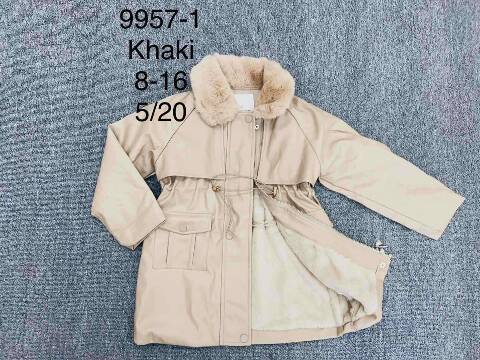 Kurtka zimowa dziewczęca 9957-1 Mix kolor 8-16