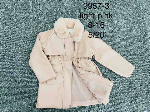 Kurtka zimowa dziewczęca 9957-3 Mix kolor 8-16 1