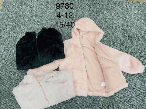 Kurtka zimowa dziewczęca 9780 Mix kolor 4-12