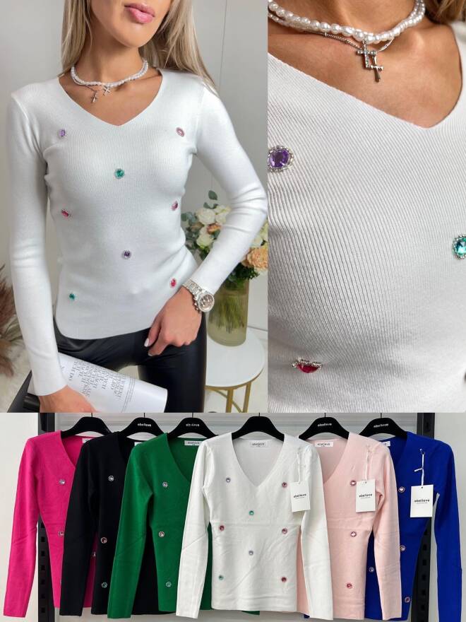 Sweter damskie 3881 Mix KOLOR  S/M-L/XL 1