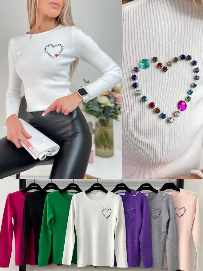 Sweter damskie 3882 Mix KOLOR  S/M-L/XL 1