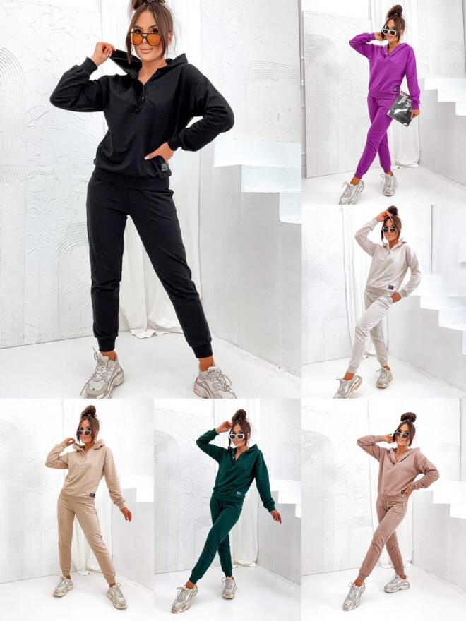 Komplet damskie 3896 1 kolor  S-XL