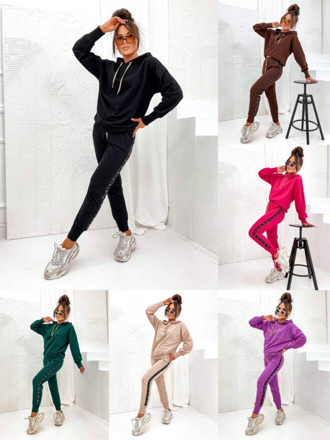 Komplet damskie 3913 1 kolor  S-XL 1