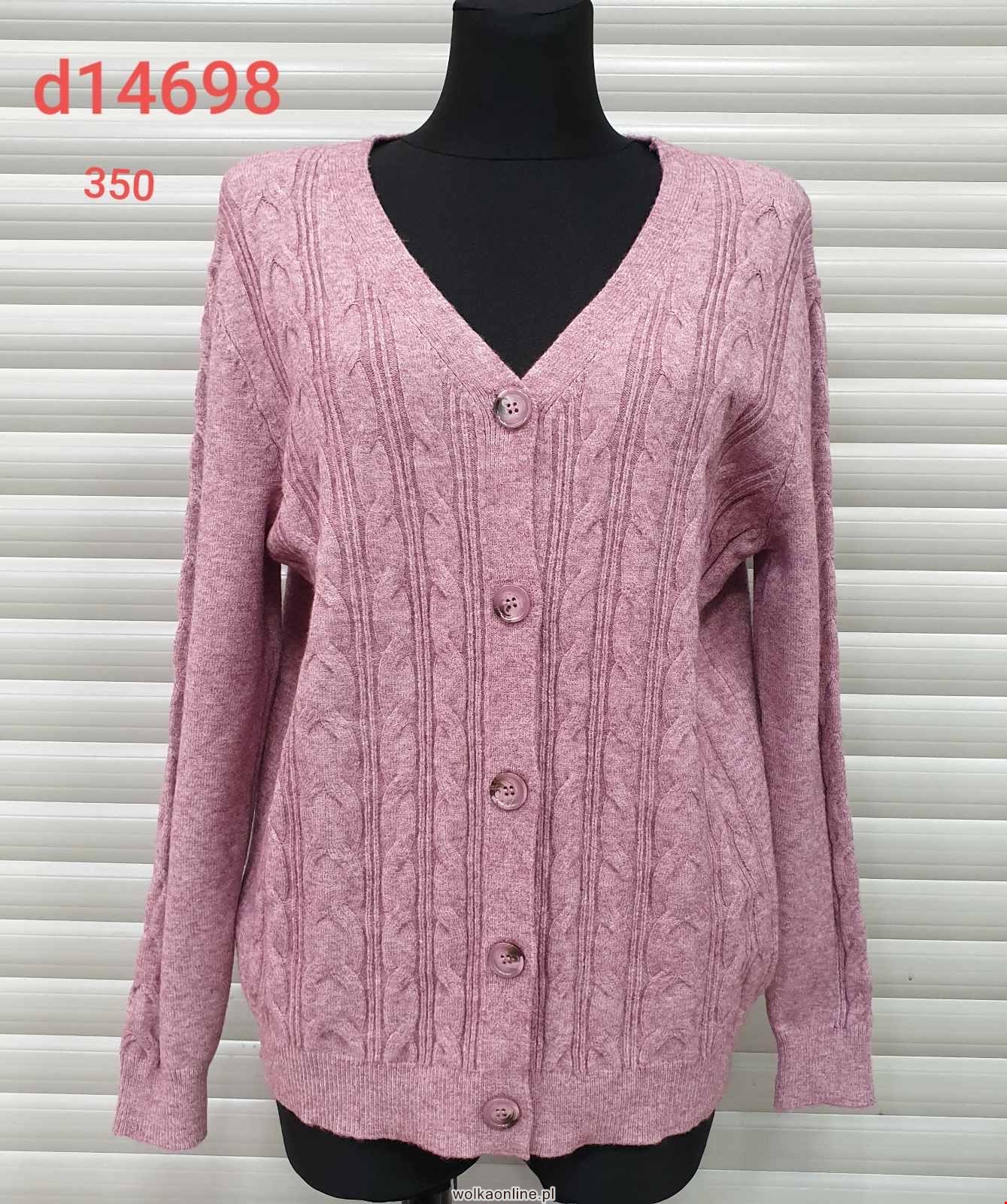 Sweter damskie D14698 Mix kolor M-2XL