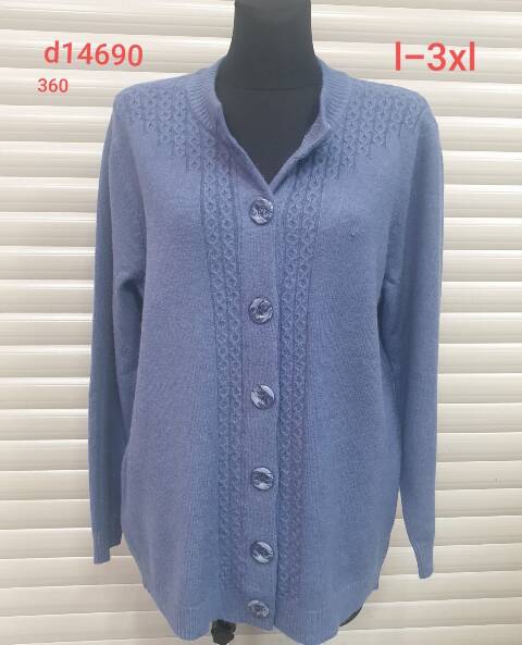 Sweter damskie D14690 Mix kolor L-3XL