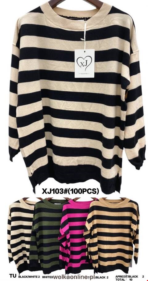 Sweter damskie XJ103 Mix kolor Standard