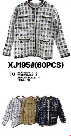 Sweter damskie XJ195 Mix kolor Standard