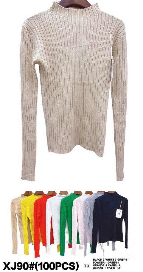 Sweter damskie XJ90 Mix kolor Standard