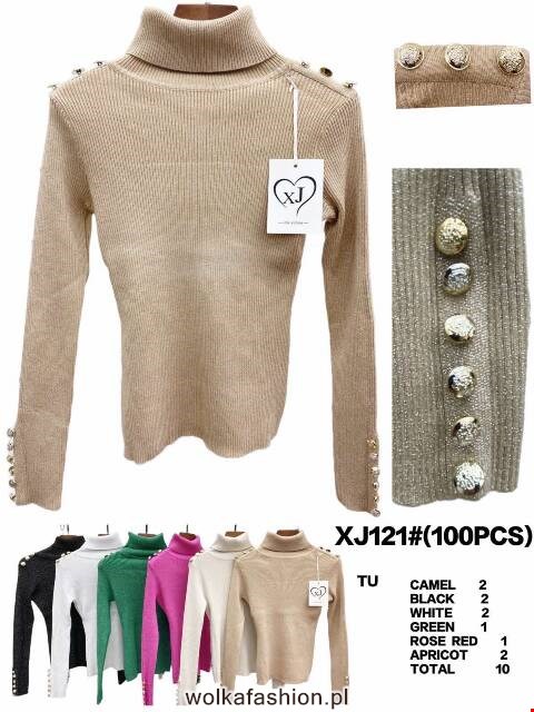 Sweter damskie XJ121 Mix kolor Standard